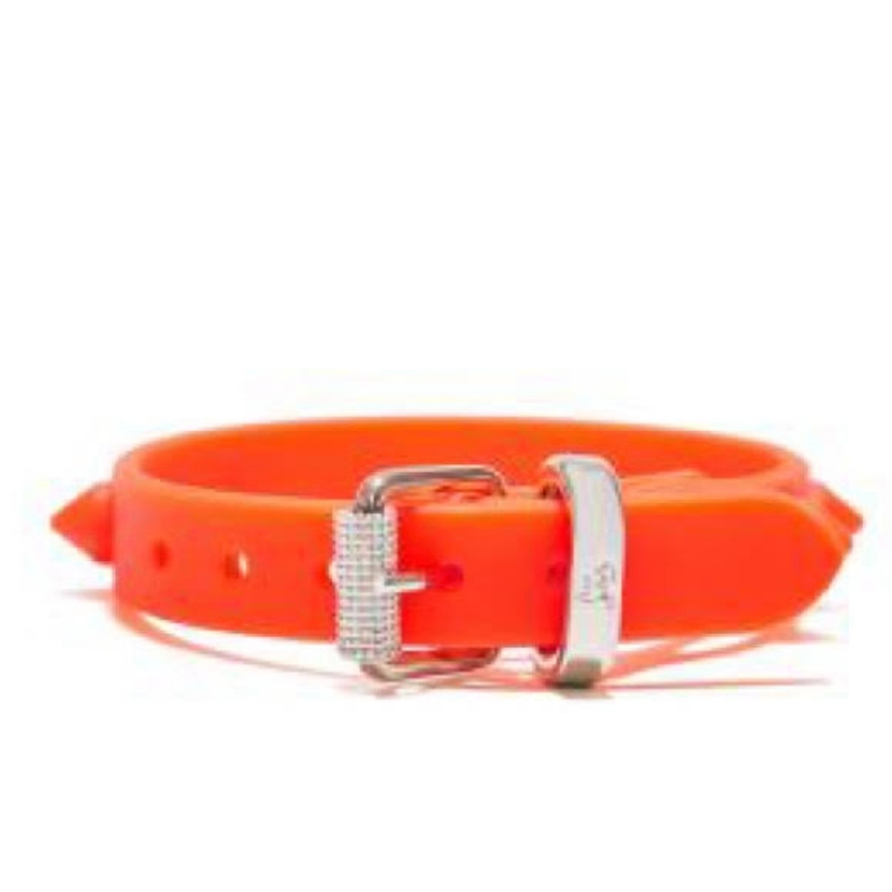 Christian Louboutin Orange Rubber Bracelet